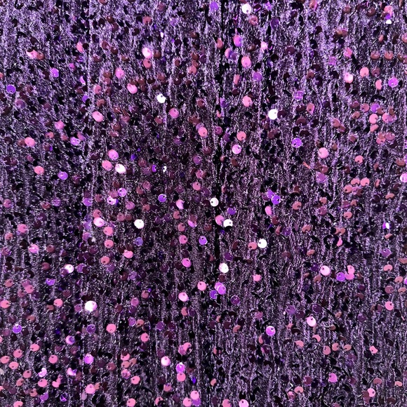 Dark purple prom dress - Picture 6 of 7